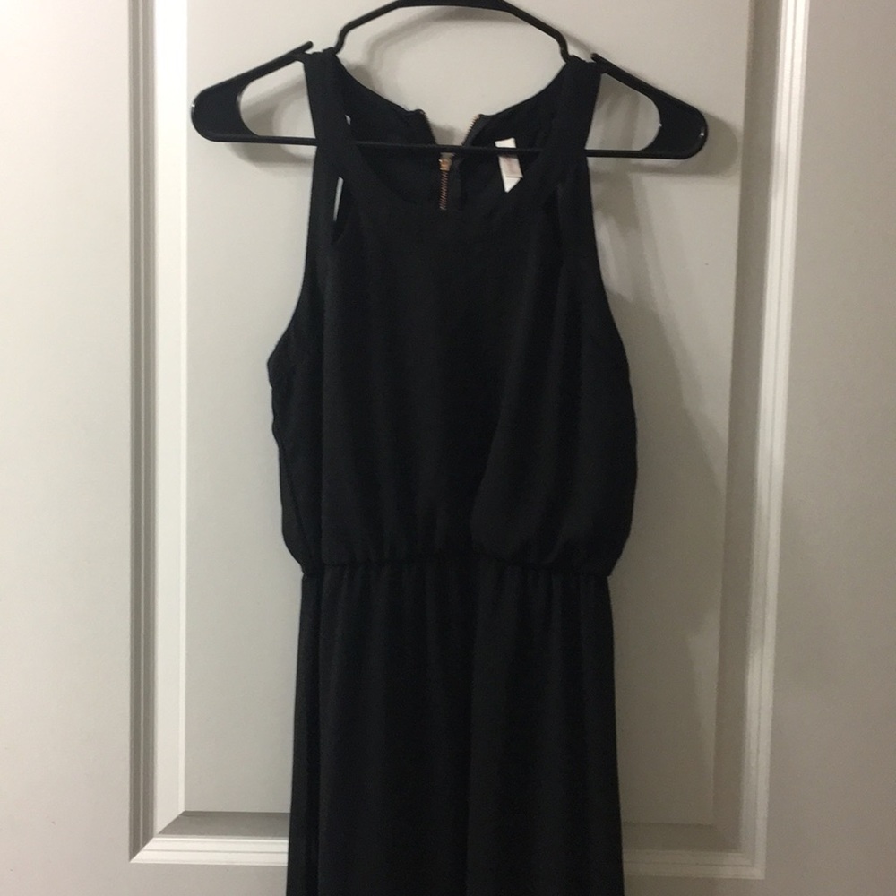 Black maxi dress